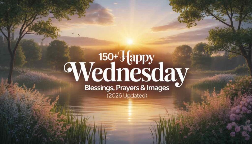 150+ Happy Wednesday Blessings, Prayers & Images (2026 Updated)