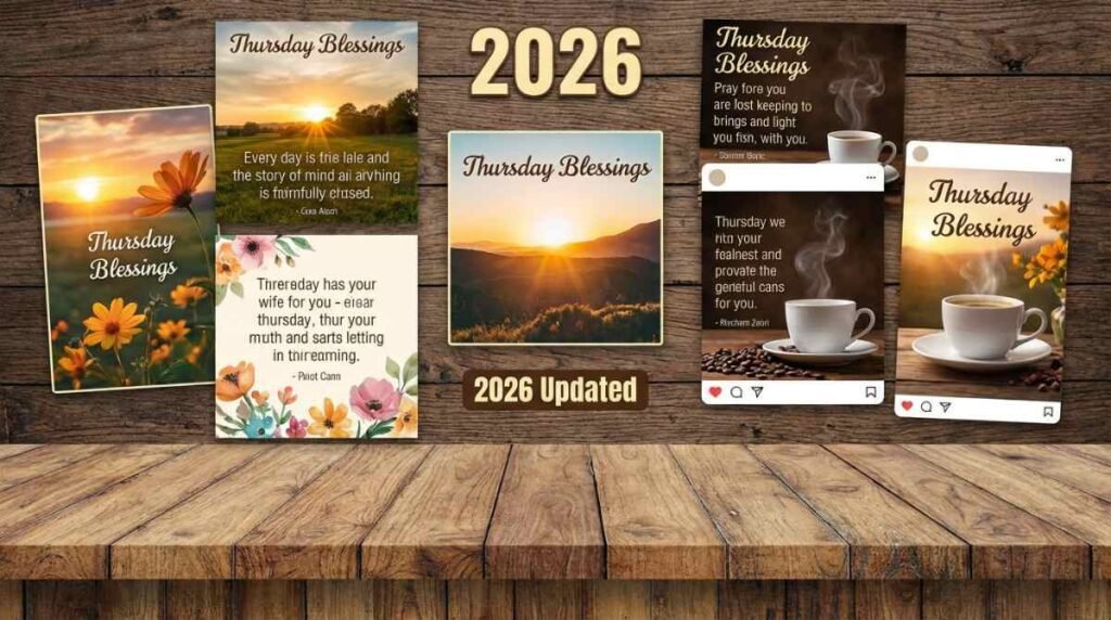 180+ Thursday Blessings and Prayers & Img (2026 Updated)