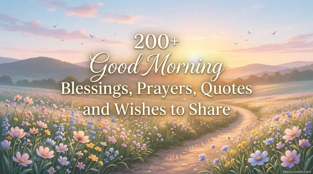 200+ Good Morning Blessings Prayers, Quotes and Wishes to Share