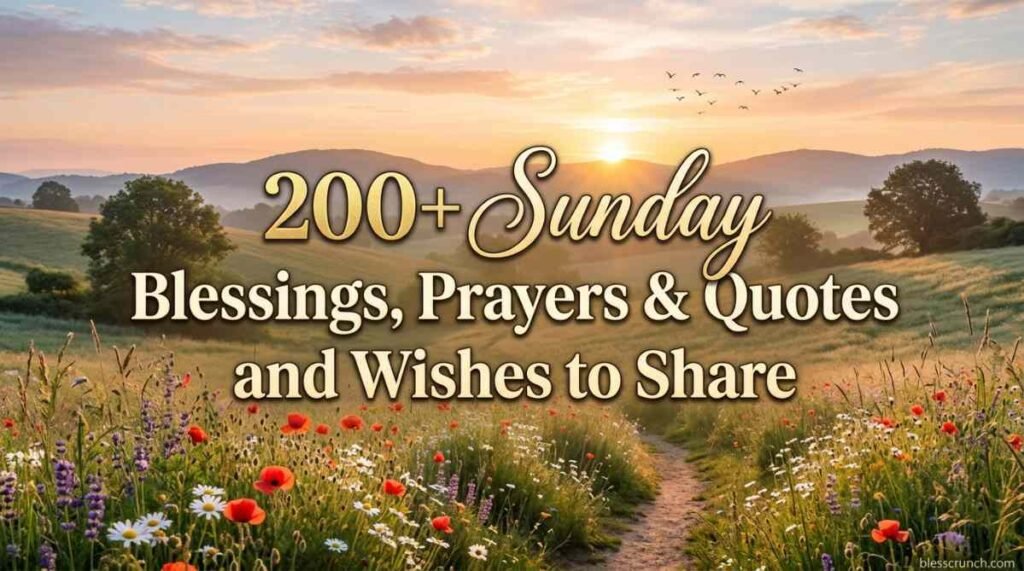 200+ Sunday Blessings, Prayers & Quotes and Wishes to Share