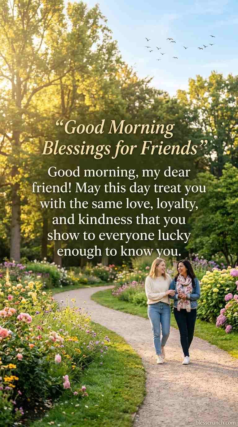 Good Morning Blessings for Friends