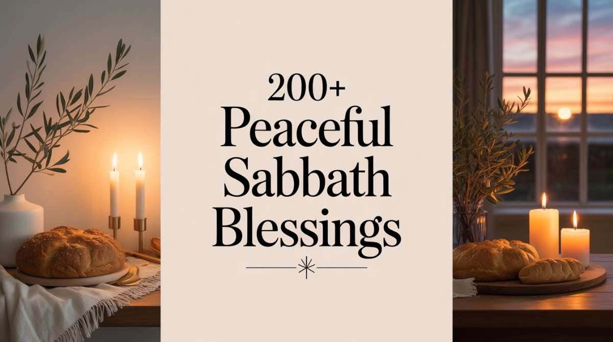 200+ Heartfelt Sabbath Blessings, Quotes & Prayers