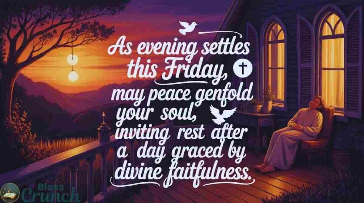 African American Friday evening blessing offering peace rest and reflection on God’s faithfulness
