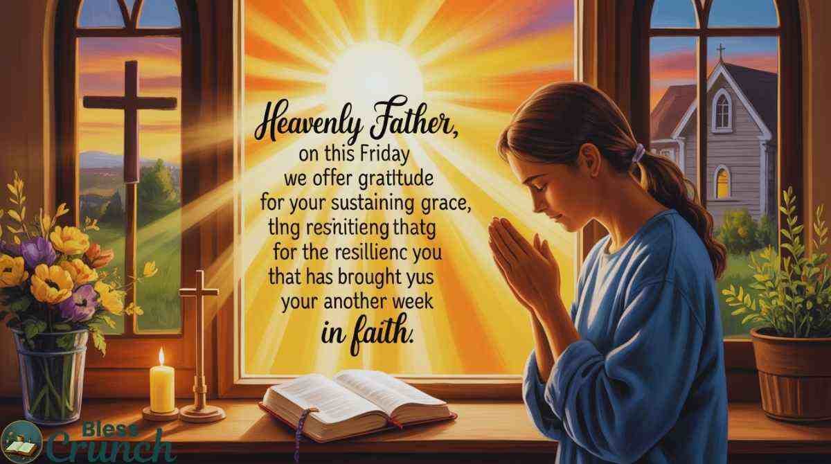 African American Friday gratitude prayer thanking God for sustaining grace resilience and faith