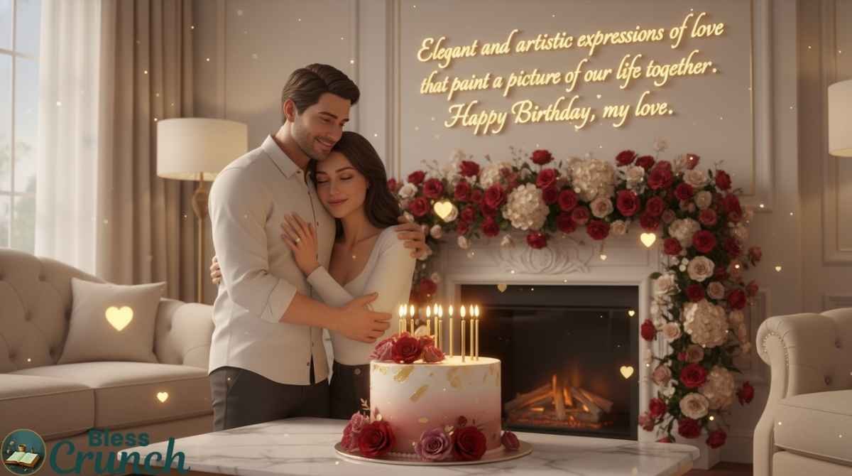 Beautiful Birthday Wishes for Husband from Wife expressing love, admiration, and heartfelt birthday greetings