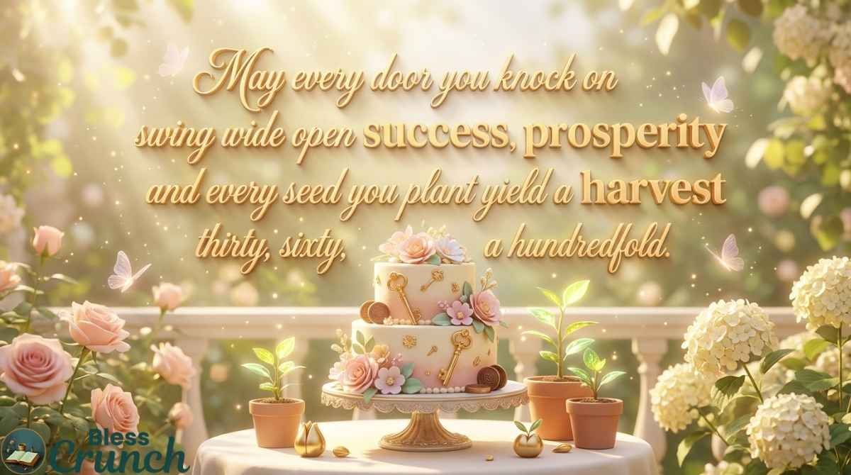 Birthday Prayers for My Sister's Success and Prosperity asking God for open doors, abundance, and fruitful blessings