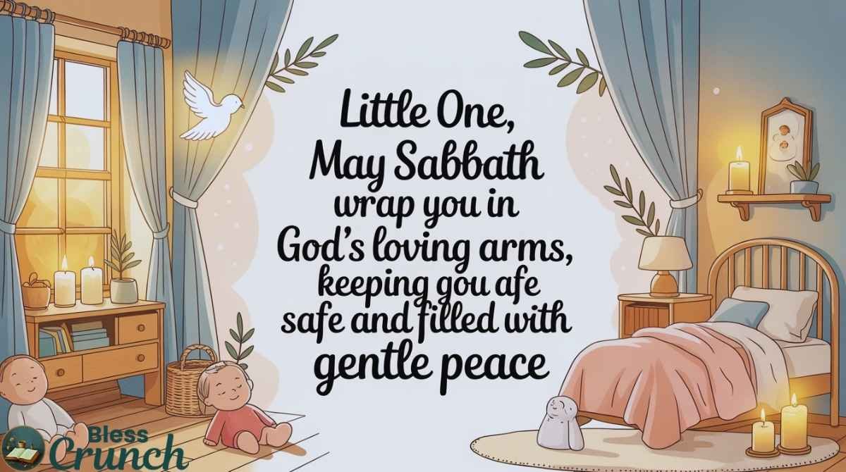 Children's Sabbath blessing asking God for protection peace and loving care
