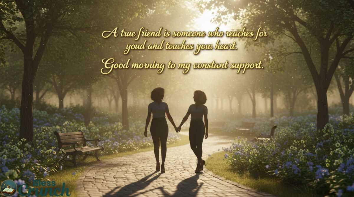 Deep Meaningful Good Morning Life Quotes for friends about true friendship, support, and heartfelt morning wishes