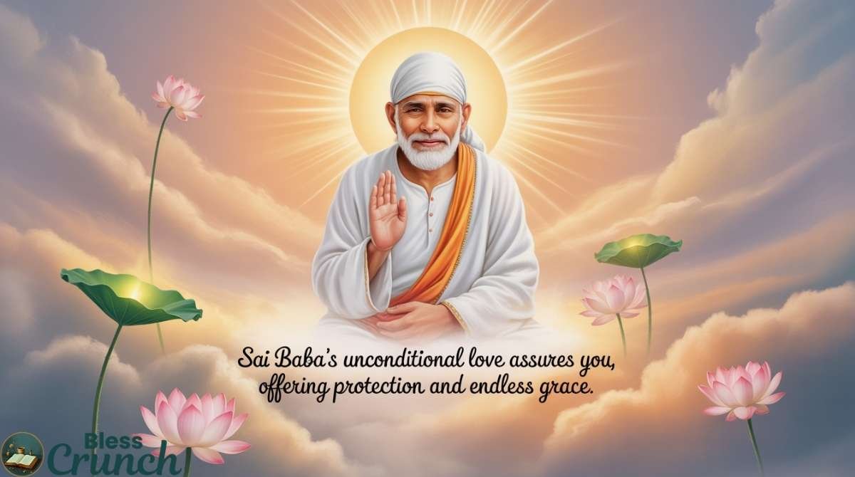 Final assurance and love blessing invoking Sai Baba’s unconditional love protection and divine grace