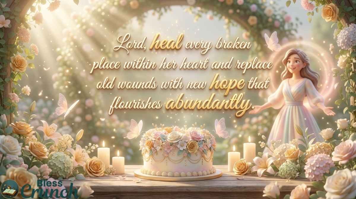 Healing and Prosperity Birthday Prayers for Sister asking God for restoration, hope, abundance, and renewed strength
