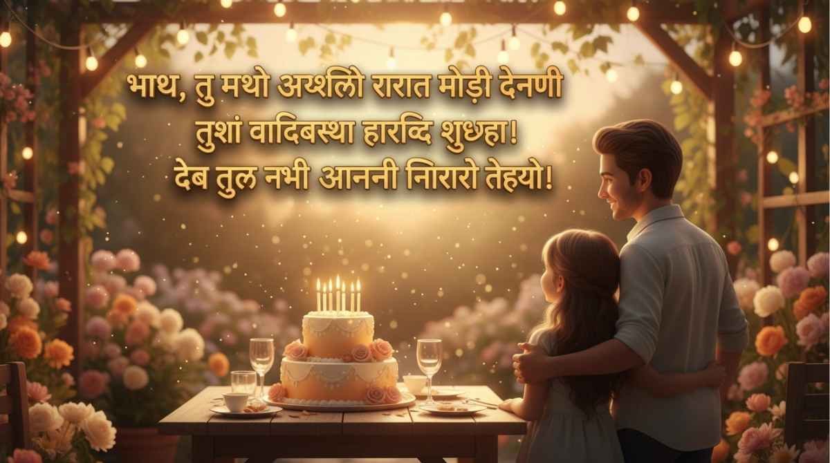 Marathi heart touching birthday wishes for brother with love, blessings, and happiness