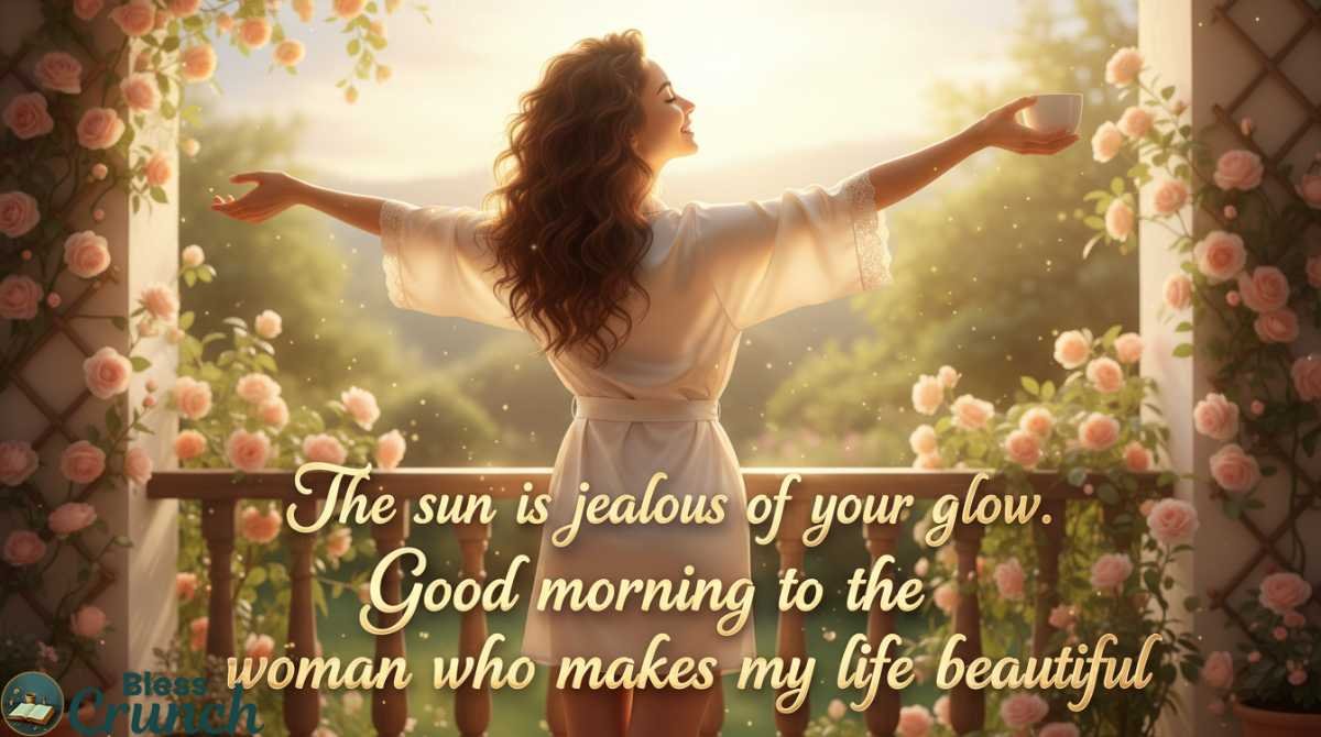 Deep Meaningful Good Morning Life Quotes heartfelt message for her wishing love, appreciation, and a beautiful morning