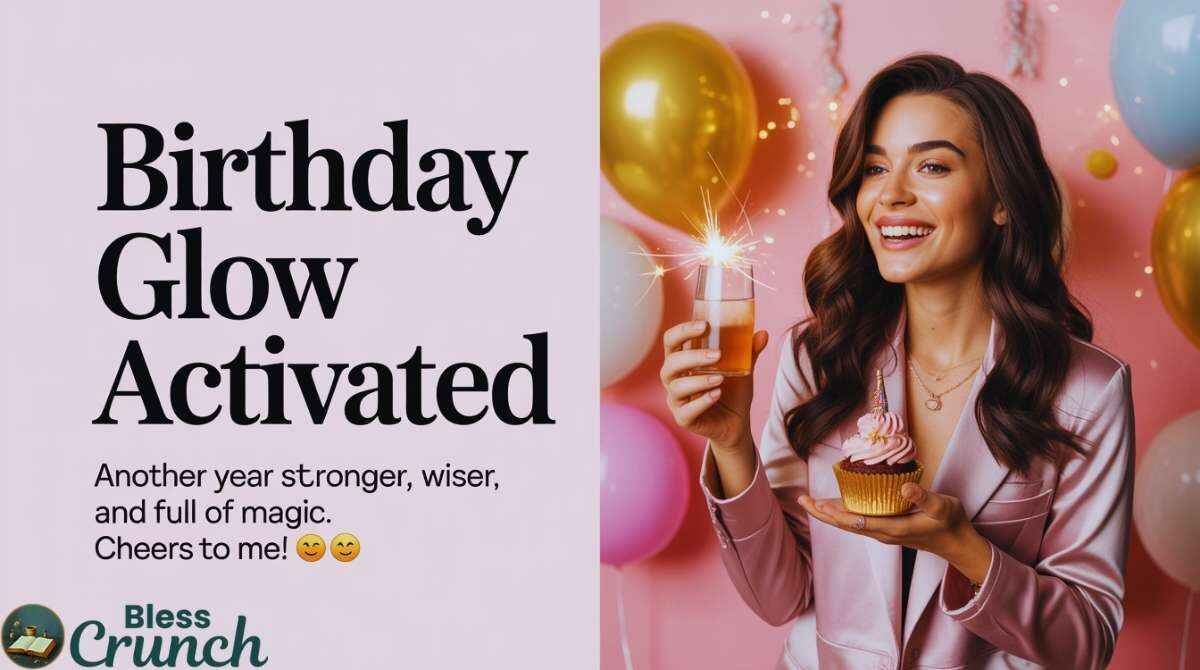 instagram birthday caption for myself celebrating birthday glow confidence and personal growth