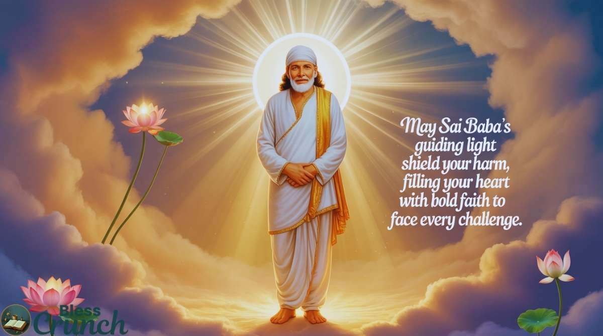 Protection and fearlessness blessing invoking Sai Baba's guidance strength and divine protection