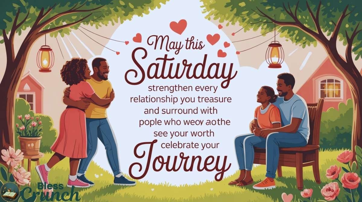 saturday love and relationships blessing wishing stronger bonds, appreciation, and meaningful connections