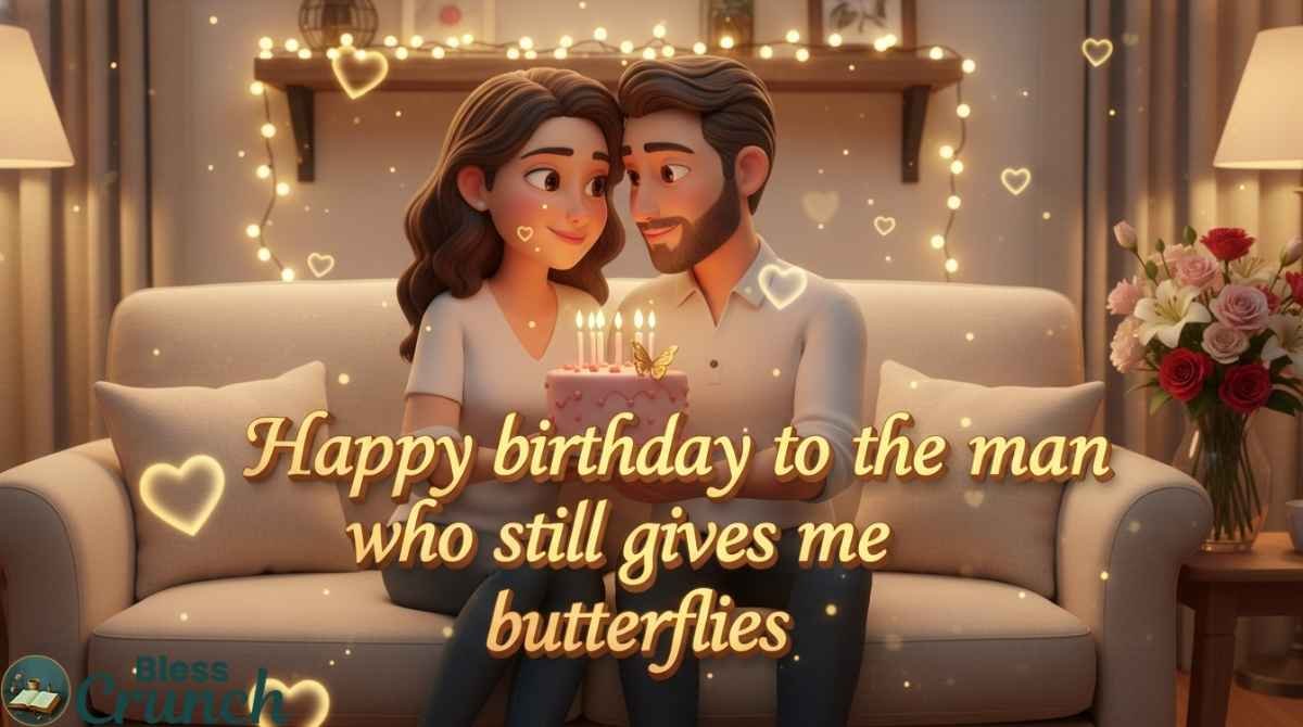 Short Sweet Birthday Wishes for Husband from Wife expressing love, affection, and romantic birthday greetings