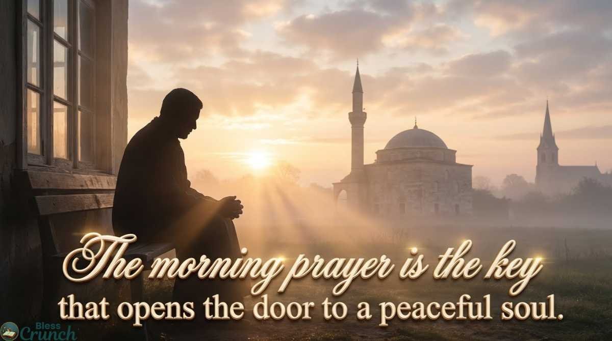 Deep Meaningful Good Morning Life Quotes with spiritual message about morning prayer peace and inner calm