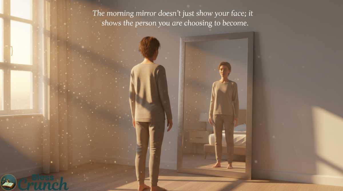 Deep Meaningful Good Morning Life Quotes thoughtful quote about self-reflection and choosing the person you want to become