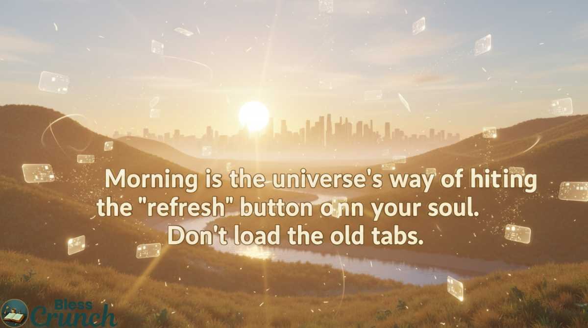 Deep Meaningful Good Morning Life Quotes unique quote about refreshing your soul and starting anew