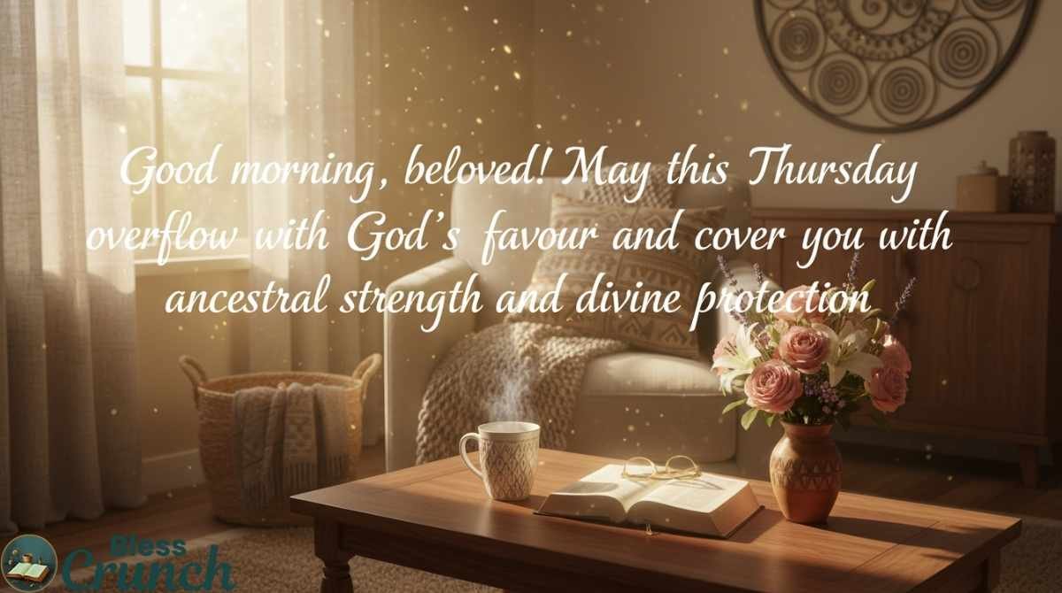 Good morning Thursday blessing for African Americans asking for God’s favor, ancestral strength, and divine protection