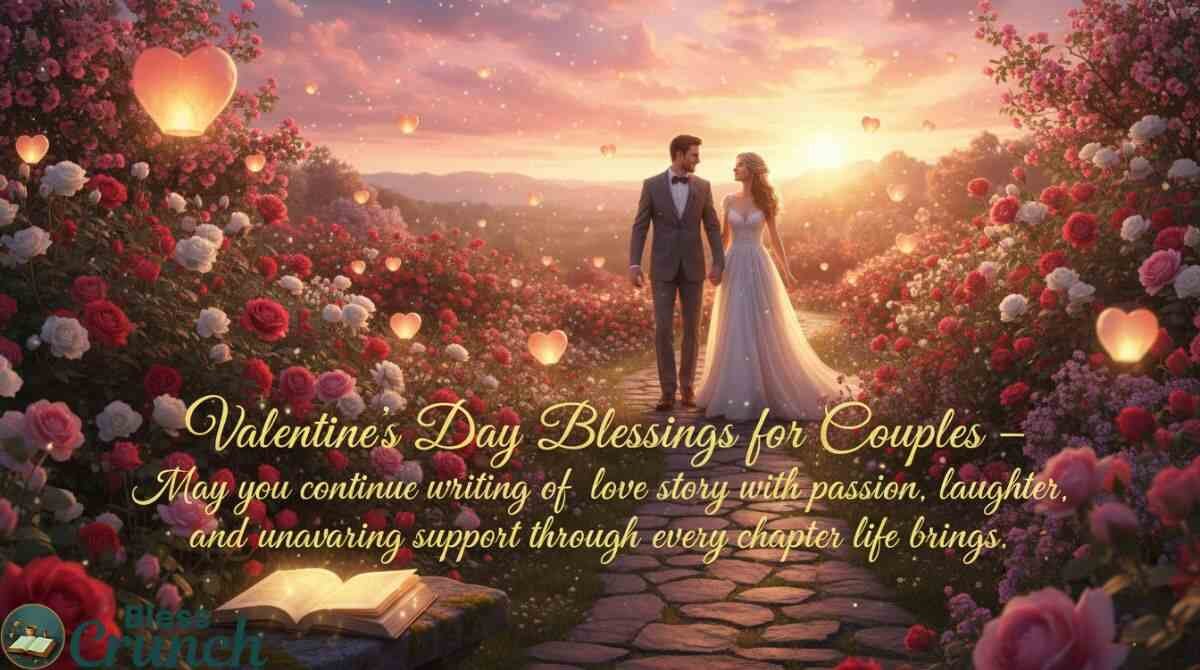 Valentine’s Day blessing for couples wishing lasting love, passion, laughter, and unwavering support through every chapter of life