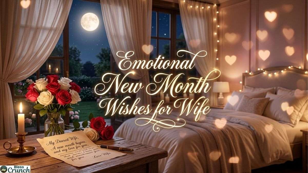 Emotional new month wishes for wife