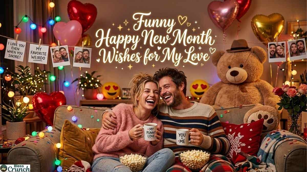 Funny new month wishes for my love