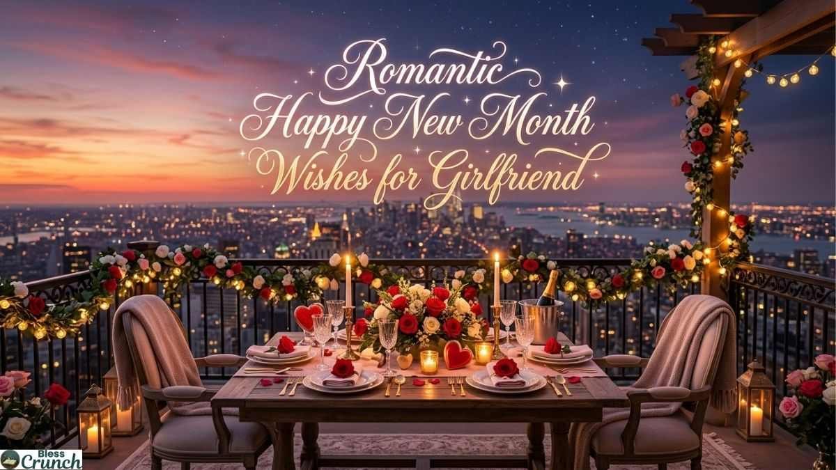 Romantic new month wishes girlfriend