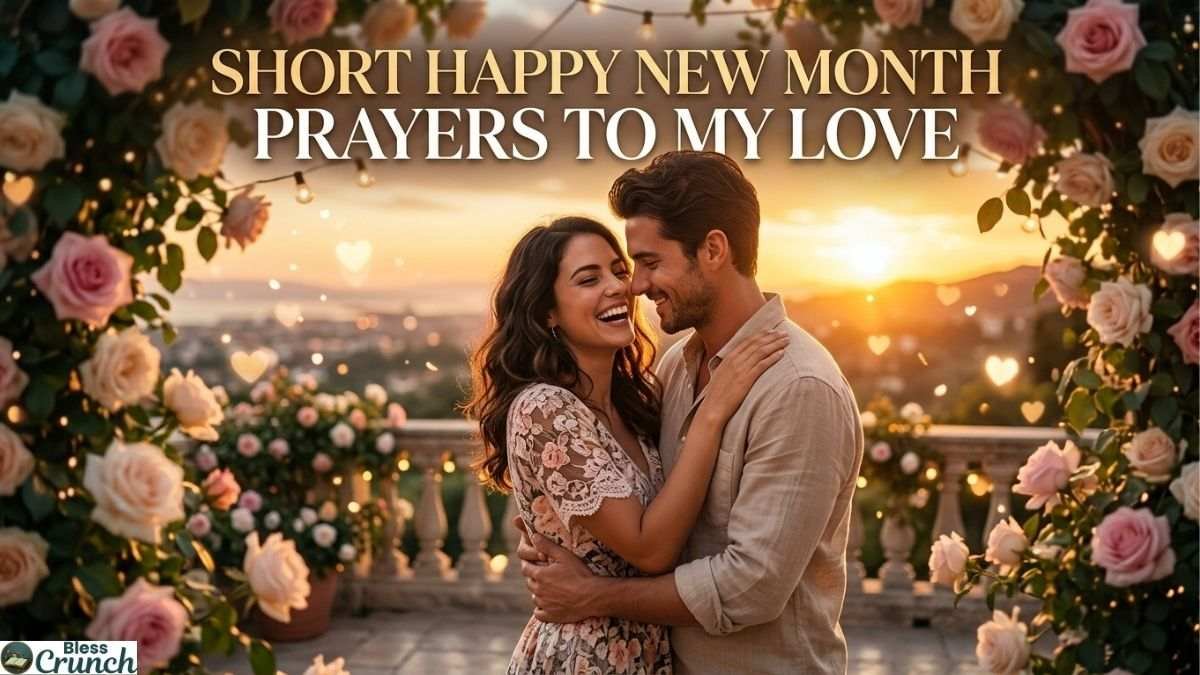 Short Romantic couple with happy new month prayer