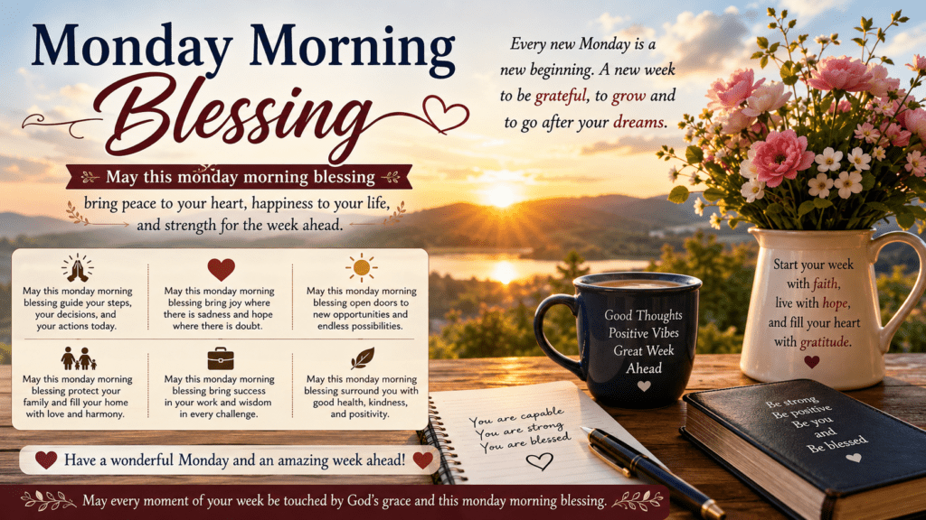 monday morning blessing