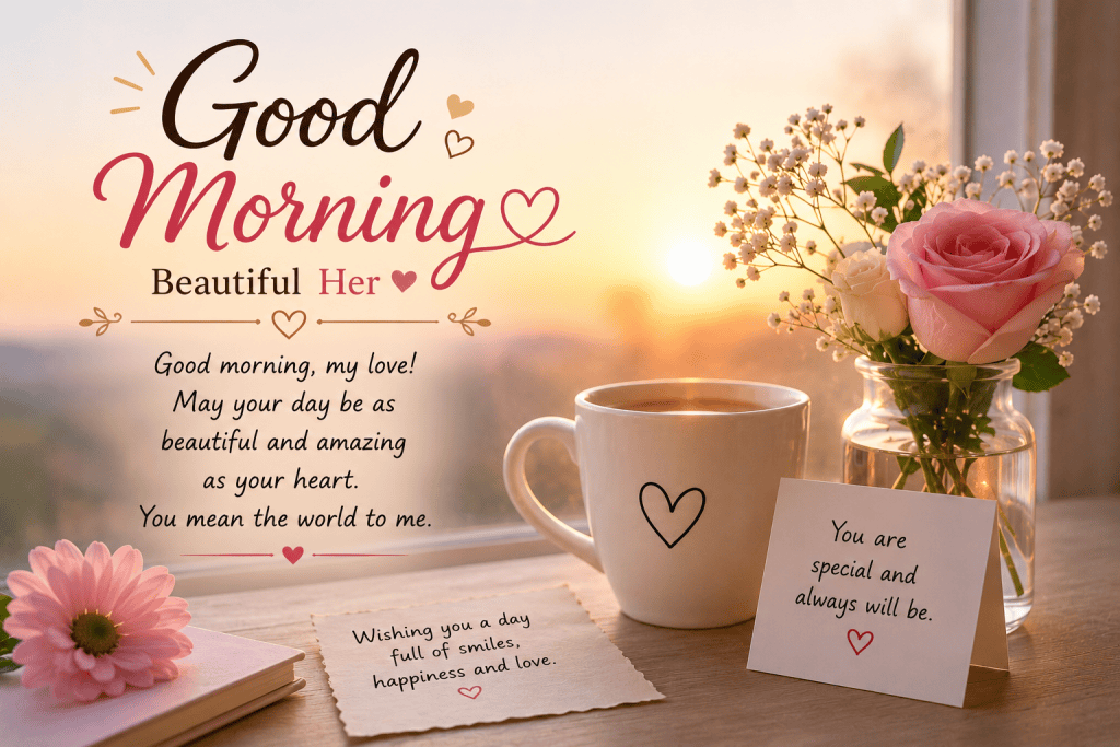 good morning message for her