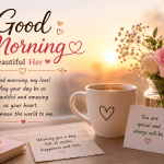 good morning message for her