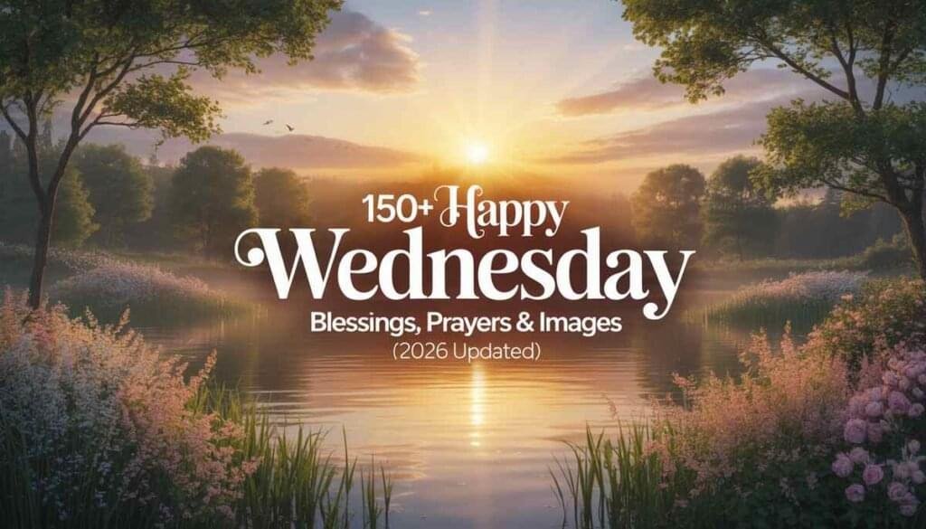 150+ Happy Wednesday Blessings, Prayers & Images (2026 Updated)
