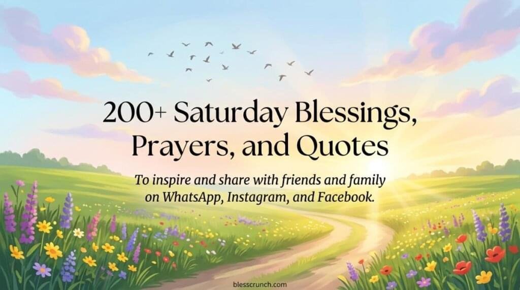 200+ Saturday Blessings and Prayers & Img (2026 Updated)