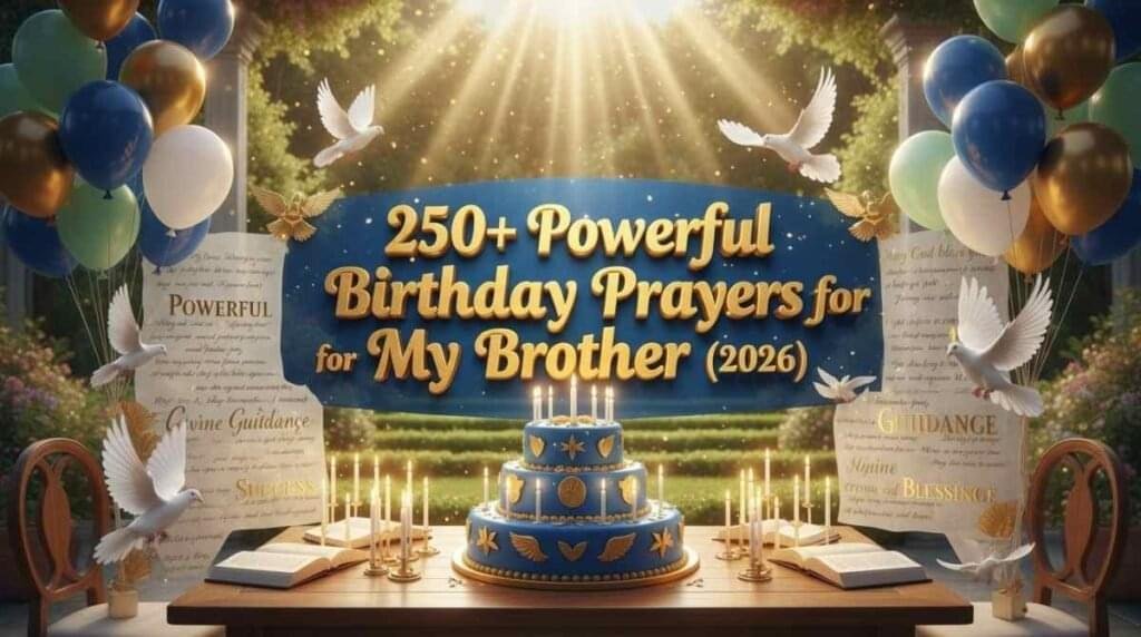 250+ Powerful Birthday Prayer for My Brother (2026)