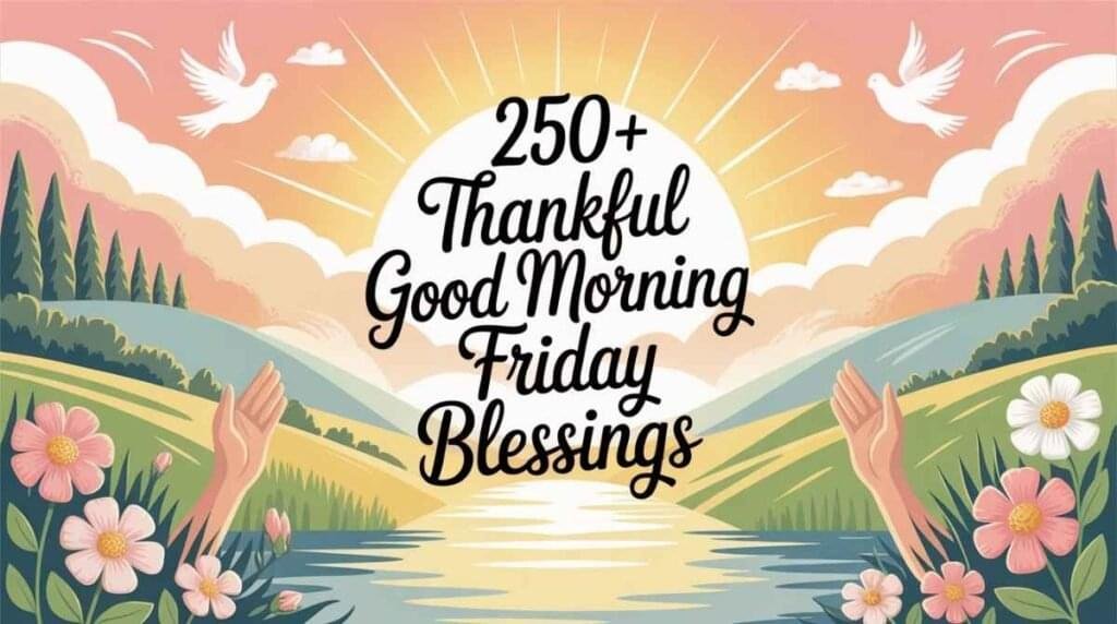 250+ Powerful Thankful Good Morning Friday Blessings