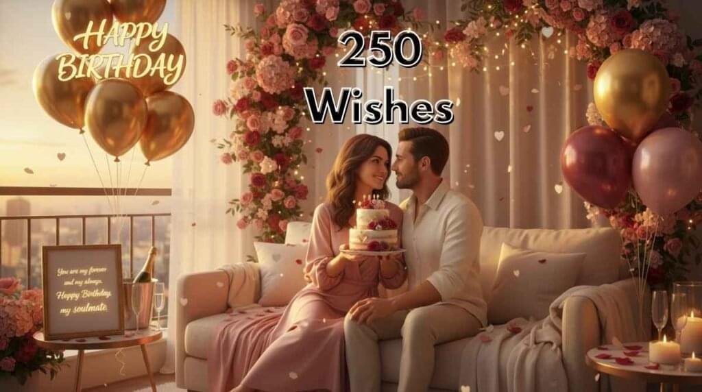 250+ Soulmate Romantic Birthday Wishes for Husband From Wife 2026