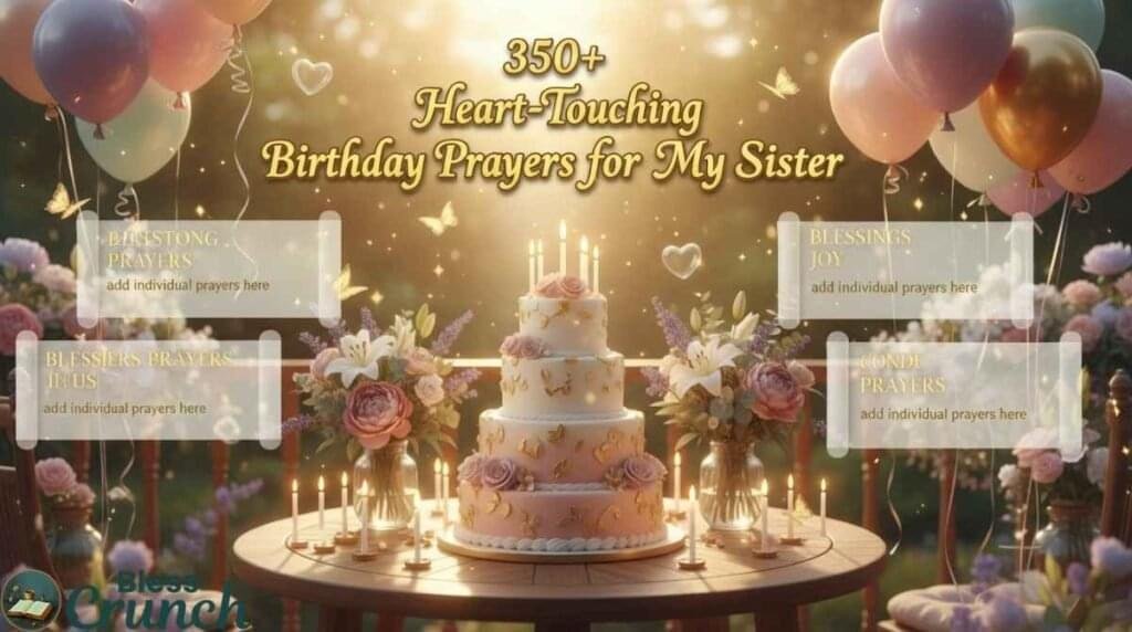 350+ Heart-Touching Birthday Prayers for My Sister
