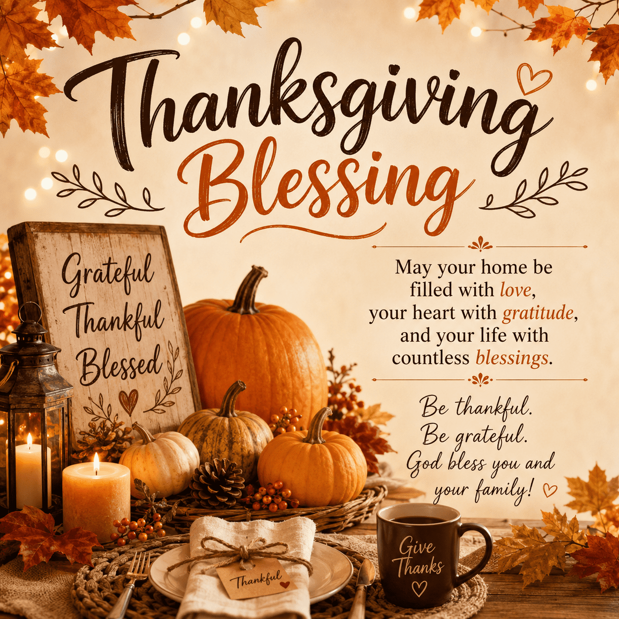 Thanksgiving Blessing